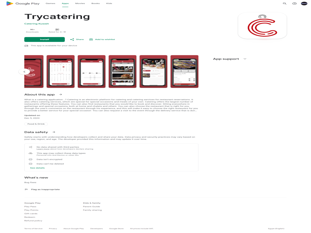 Trycatering